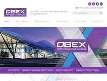Tablet Screenshot of obexau.com